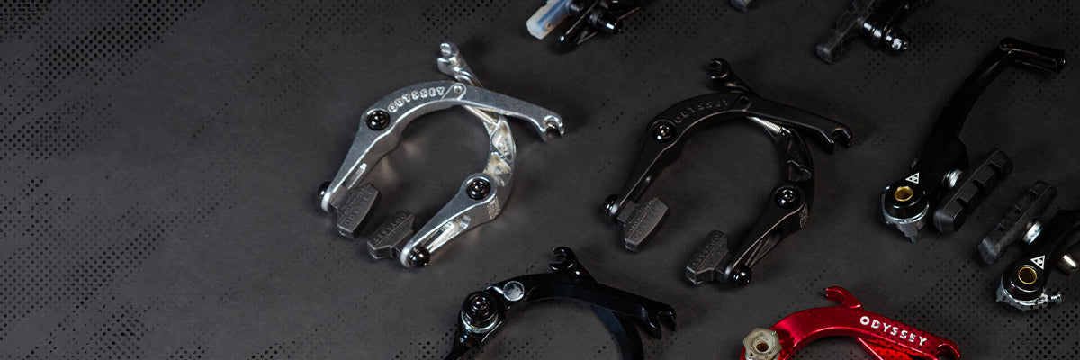 Huge selection of BMX brakes from all the best brands in BMX and BMX Brake mounts for all frames available at SourceBMX