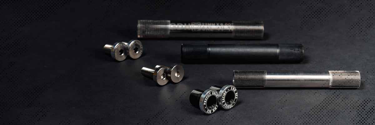 Shop BMX crank spindles, also find crank sets and crank arms available at Source BMX